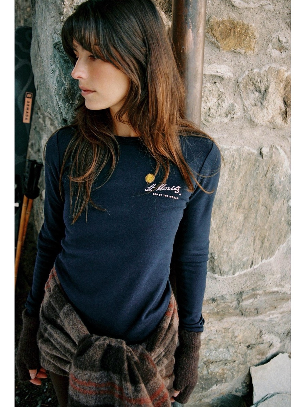 Zara ST. MORITZ EMBROIDERED T-SHIRT